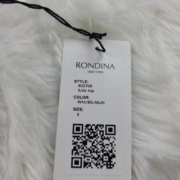 Rondina Etcetera Boat Neck Short Sleeve Top Small - Picture 7 of 8